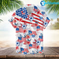 Independence Day USA Flag Hawaiian Shirt