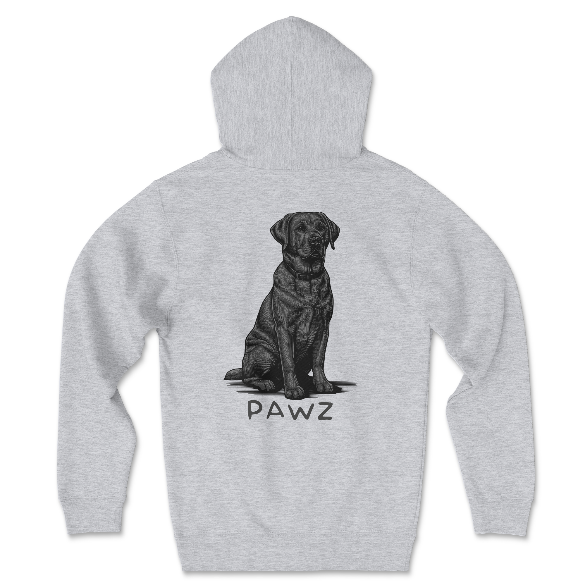 Black Labrador Retriever (Adult Hoodie) T-Shirts, Sweatshirt | CoreVibeTees.com (Image 1)