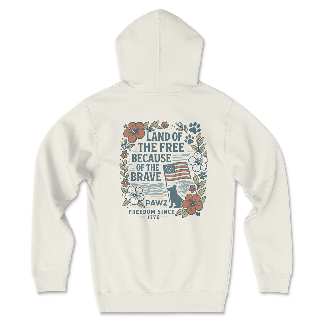 Land Of The Free (Adult Hoodie) T-Shirts, Sweatshirt | CoreVibeTees.com (Image 1)