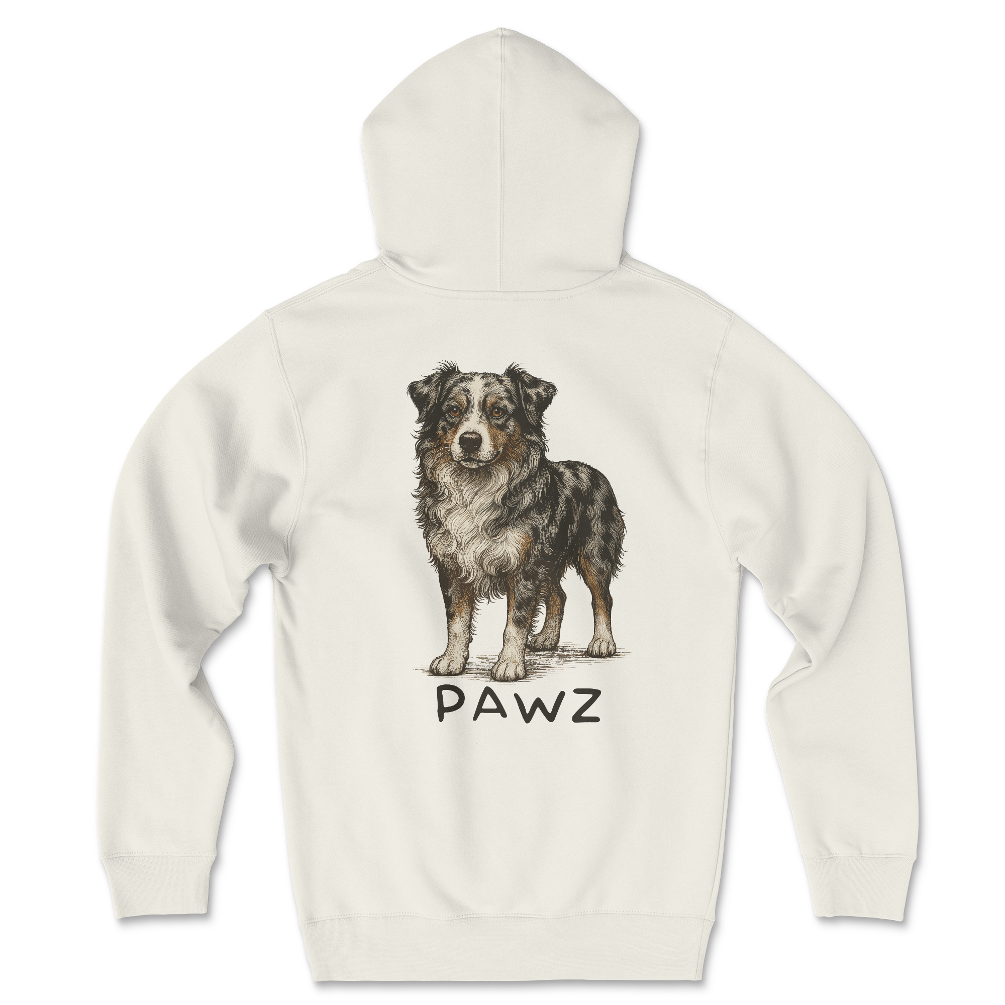 Blue Merle Aussie (Adult Hoodie) T-Shirts, Sweatshirt | CoreVibeTees.com (Image 1)