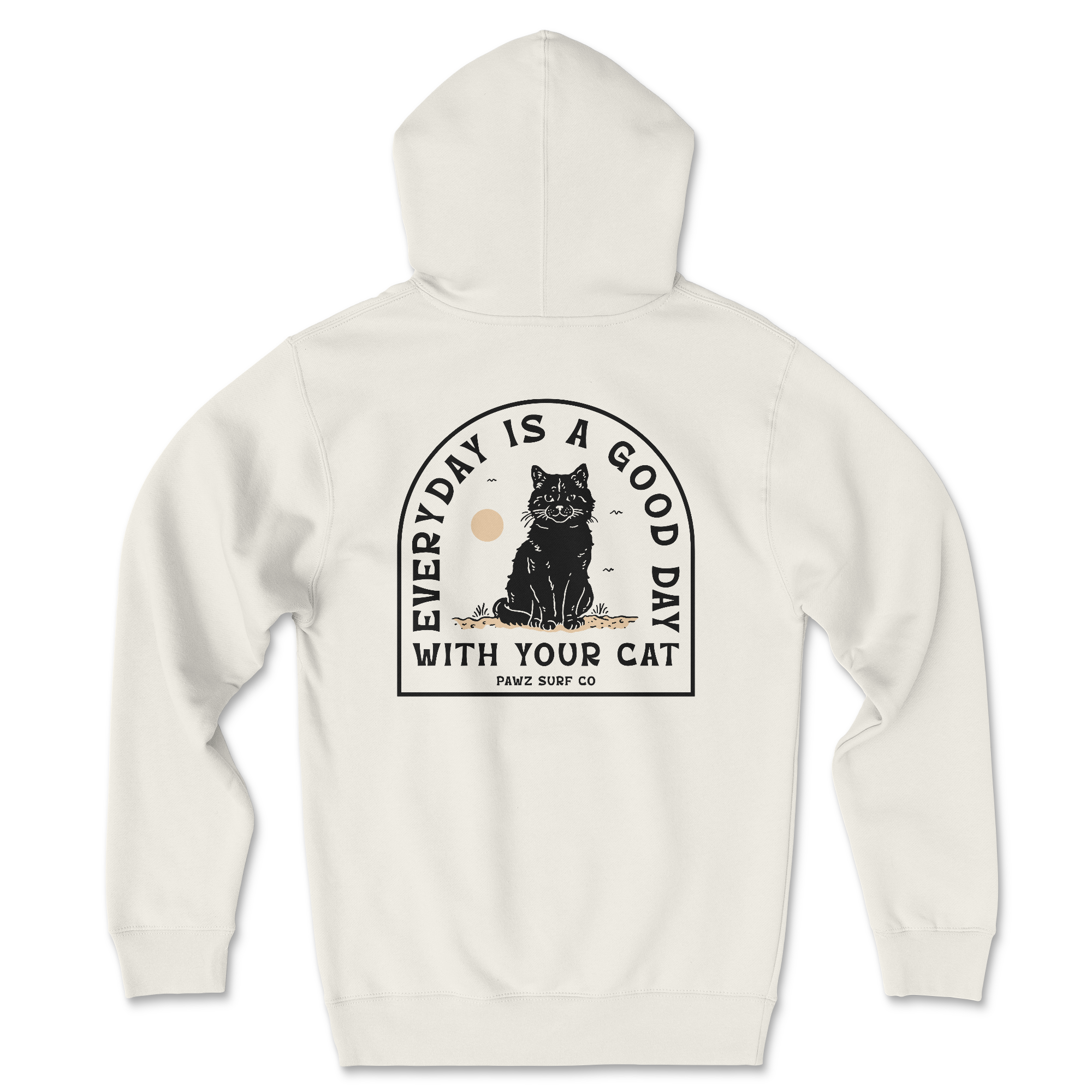Good Day - Natural (Adult Hoodie) T-Shirts, Sweatshirt | CoreVibeTees.com (Image 1)