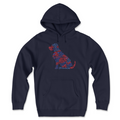 Dog Silhouette - Front Print (Adult Hoodie) T-Shirts, Sweatshirt | CoreVibeTees.com (Image 1)