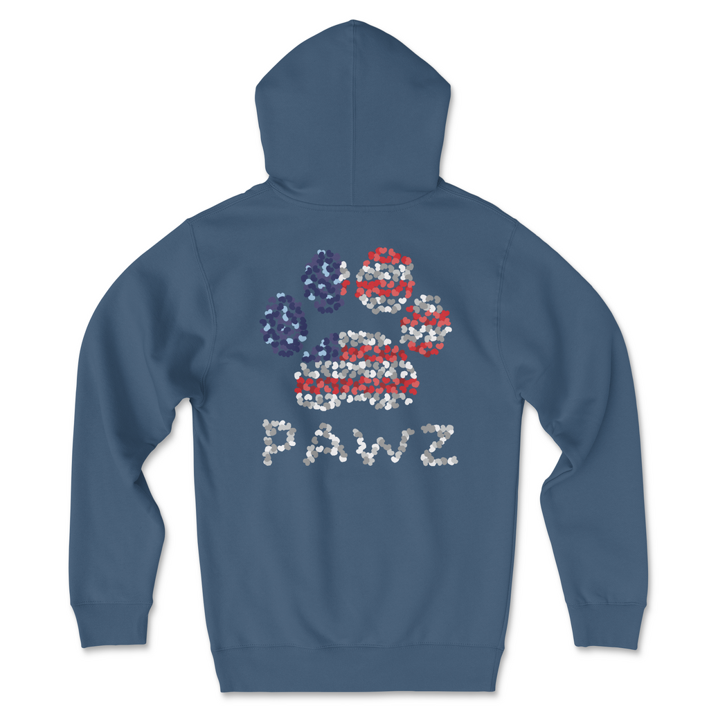 Heart Flag (Adult Hoodie) T-Shirts, Sweatshirt | CoreVibeTees.com (Image 1)