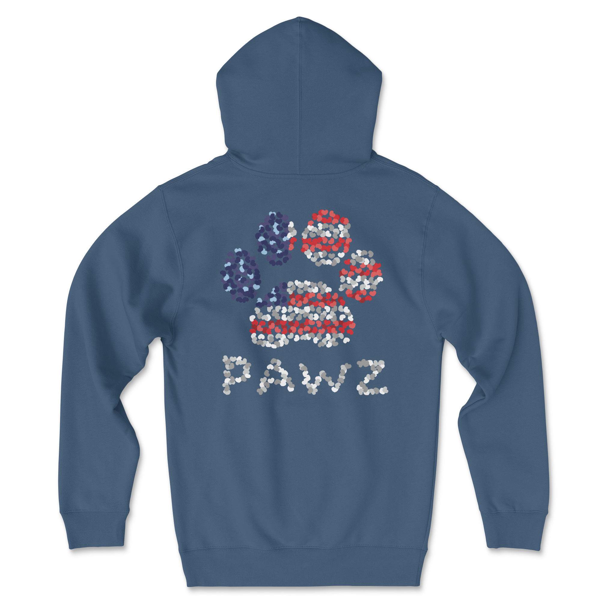 Heart Flag (Adult Hoodie) T-Shirts, Sweatshirt | CoreVibeTees.com (Image 1)