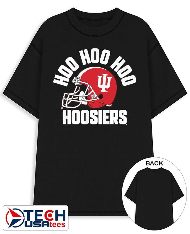 Indiana Football Hoo Hoo Hoo Hoosiers helmet shirt