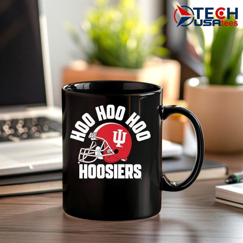 Indiana Football Hoo Hoo Hoo Hoosiers helmet shirt
