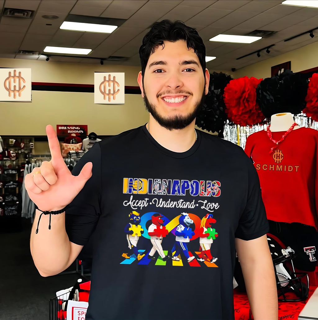 Indianapolis Sports accept understand love mascot shirt