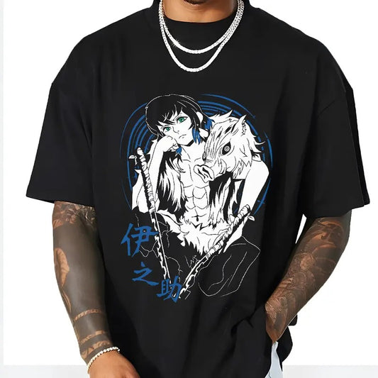 Inosuke Hashibira t-shirt, Beast Breathing Shirt, Demon Slayer main characters shirt, Kimetsu No Yaiba t-shirt, anime sweatshirt hoodie, Tanjiro shirt, Rengoku t-shirt
