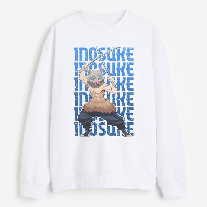Inosuke Hashibira t-shirt, Demon Slayer main characters shirt, Kimetsu No Yaiba t-shirt, anime sweatshirt hoodie, Tanjiro shirt, Rengoku t-shirt Sweatshirt, Hoodie, Comfort Colors