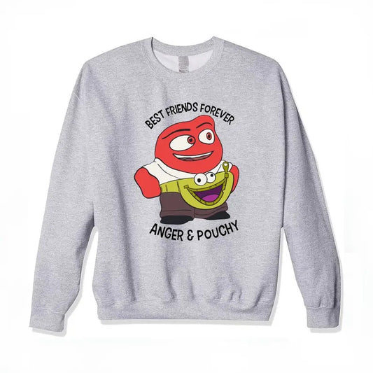 Inside Out 2 Movie Shirt, Anger and Pouchy Shirt, Joy Disgust Fear Sadness Anger Tee, Inside Out Characters Shirt, Inside Out 2 Shirt,,  Mental Health Matter Shirt, Emotional support shirt, Feelings shirt, Inside Out 2shirt