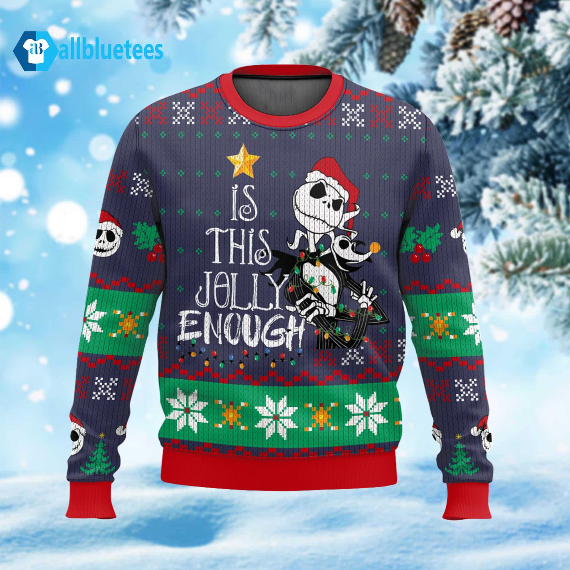Is This Jolly Enough Ugly Christmas Sweater