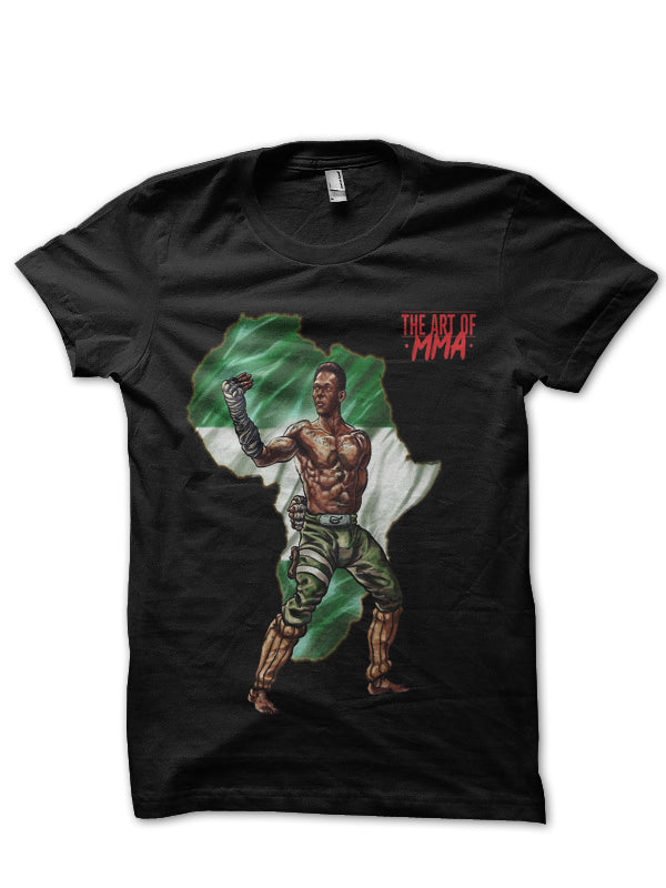 Israel Adesanya Black Half Sleeve T-Shirt Style003 Hoodie, Sweatshirt | CoreVibeTees.com