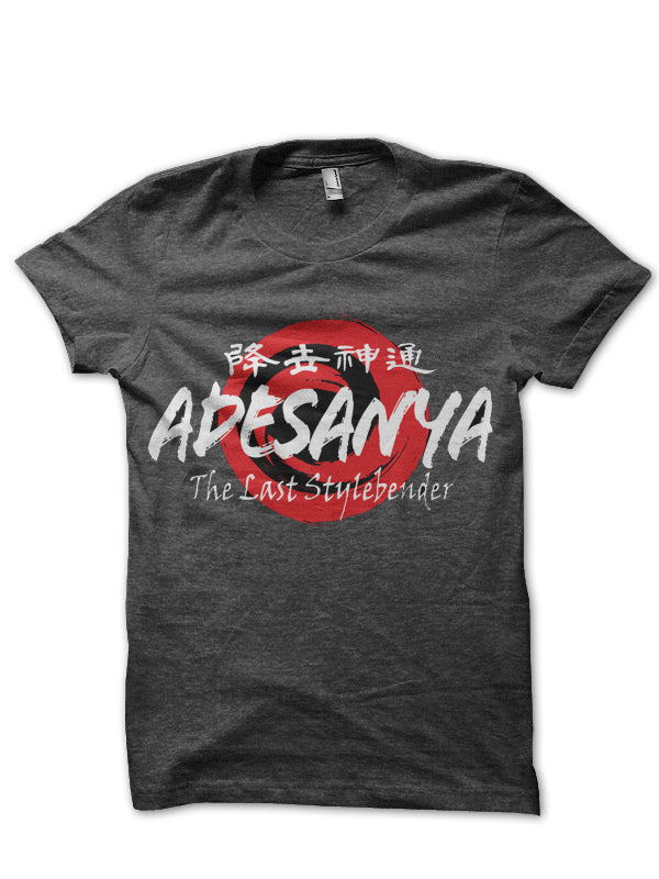Israel Adesanya Charcoal Grey Half Sleeve T-Shirt Hoodie, Sweatshirt | CoreVibeTees.com
