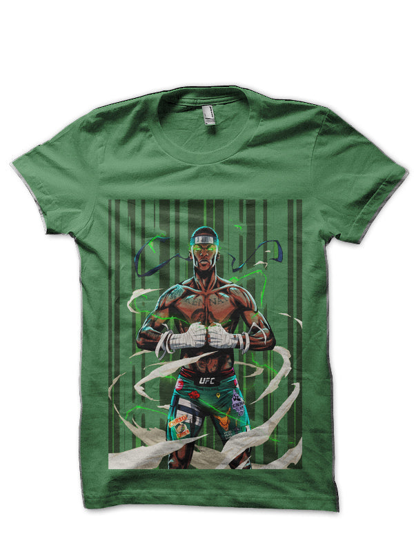 Israel Adesanya Green T-Shirt Hoodie, Sweatshirt | CoreVibeTees.com