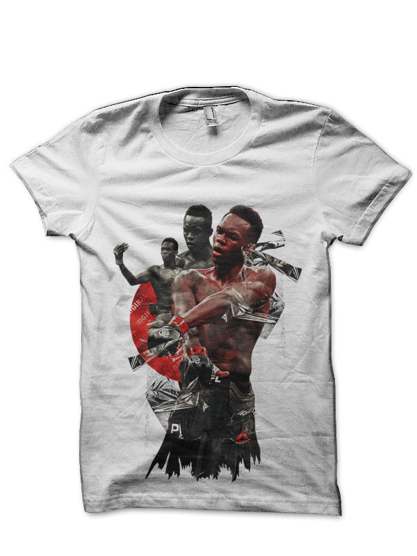 Israel Adesanya White T-Shirt Style001 Hoodie, Sweatshirt | CoreVibeTees.com