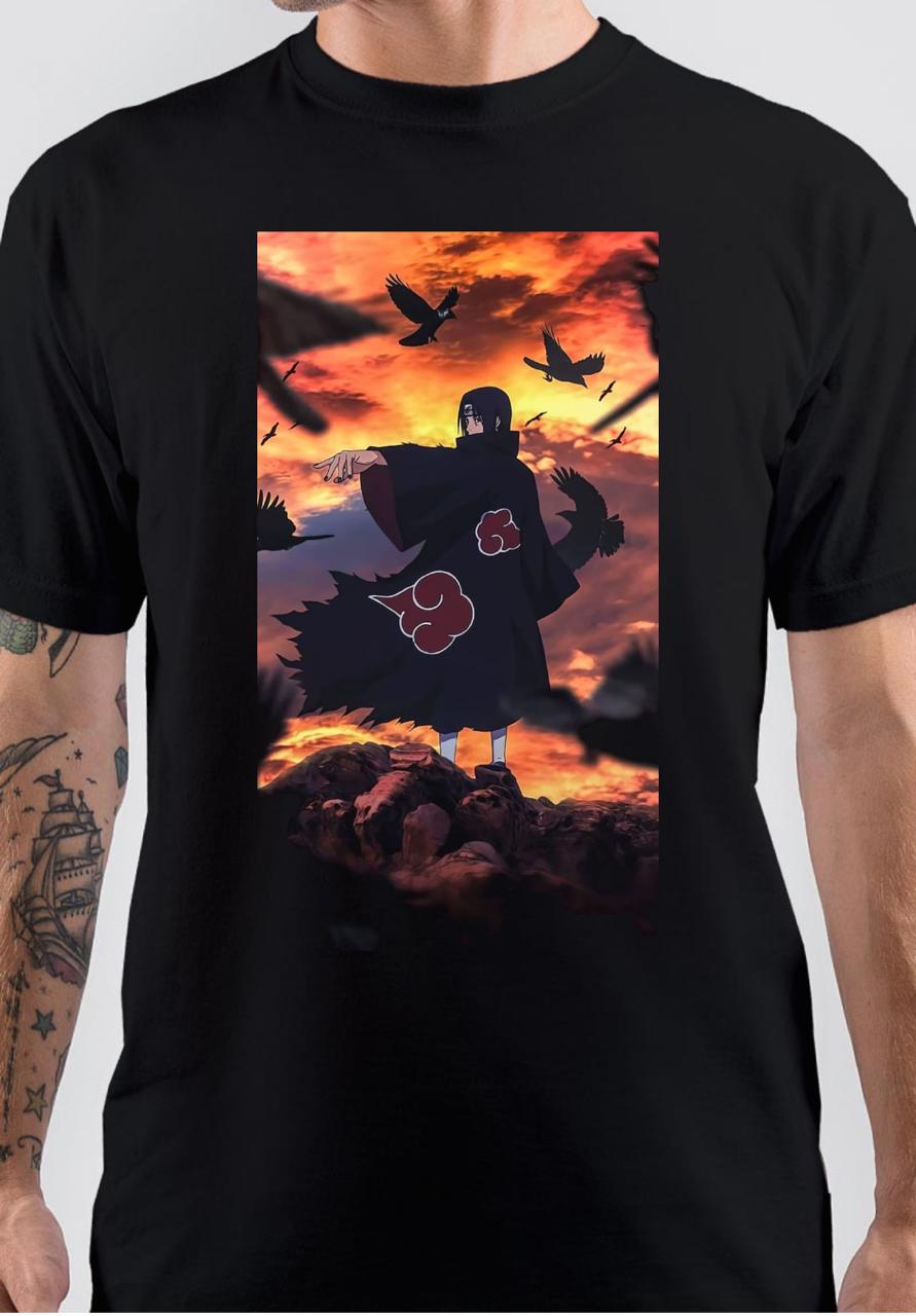 Itachi Uchiha Black T-Shirt Style001 Hoodie, Sweatshirt | CoreVibeTees.com