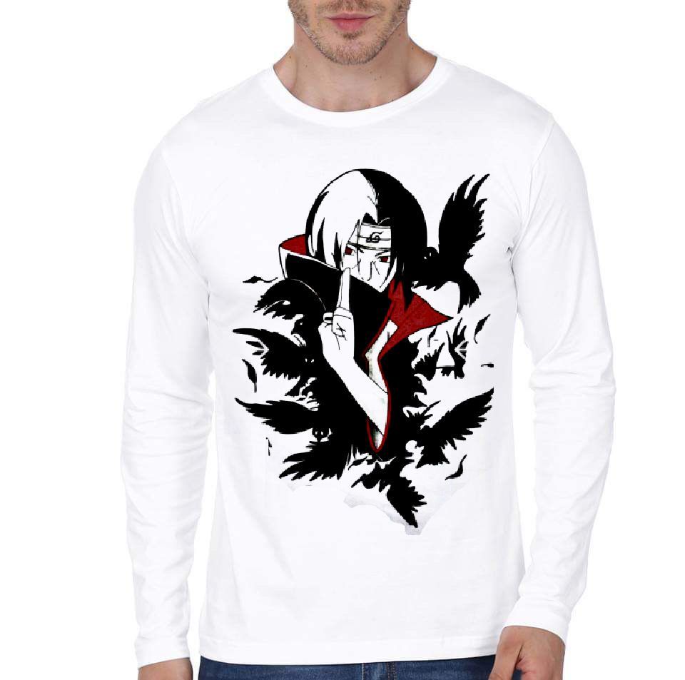 Itachi Uchiha White T-Shirt Hoodie, Sweatshirt | CoreVibeTees.com