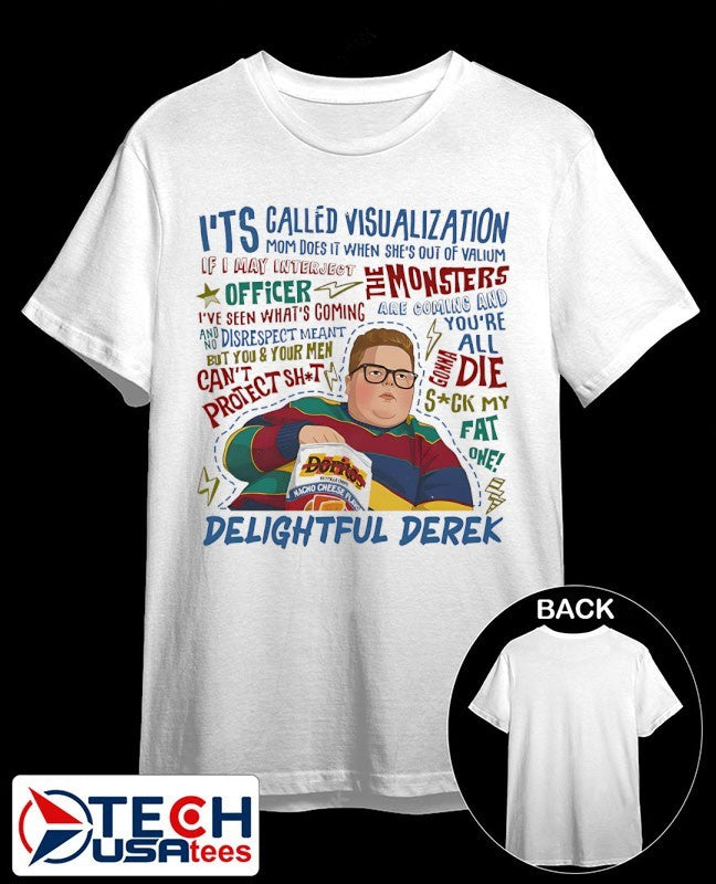 It’s called visualization Delightful Derek shirt