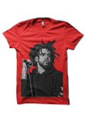 J. Cole Red T-Shirt Hoodie, Sweatshirt | CoreVibeTees.com