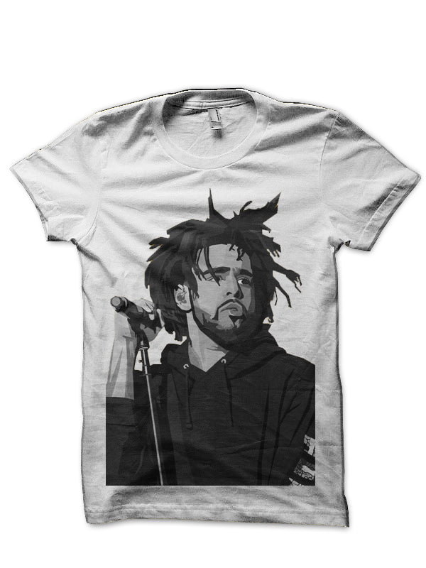 J. Cole White T-Shirt Style001 Hoodie, Sweatshirt | CoreVibeTees.com