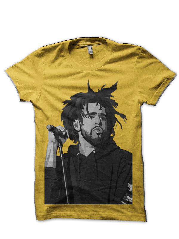 J. Cole Yellow T-Shirt Hoodie, Sweatshirt | CoreVibeTees.com