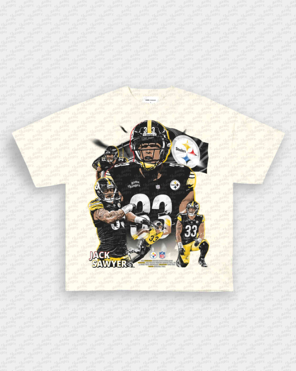 JACK SAWYER - STEELERS TEE Hoodie, Sweatshirt | CoreVibeTees.com (Image 2)