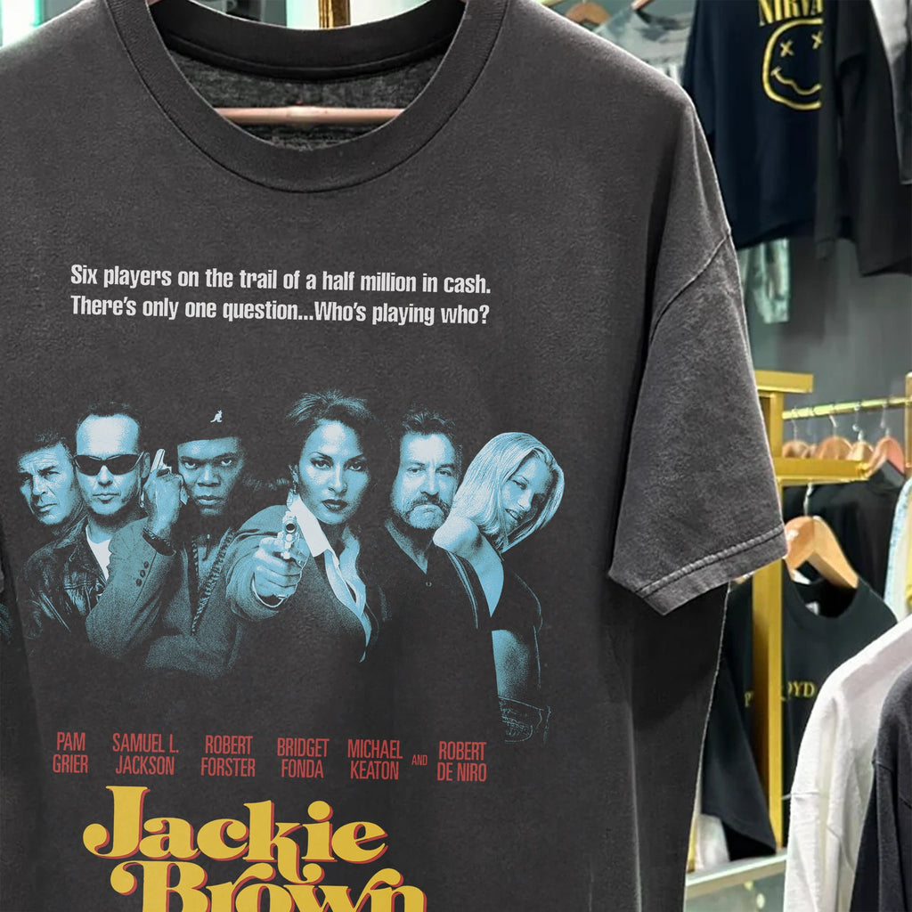 JVCKIE BR0WN 'WHO'S PLAYING WHO' BLACK T-SHIRT Hoodie, Sweatshirt | CoreVibeTees.com (Image 2)