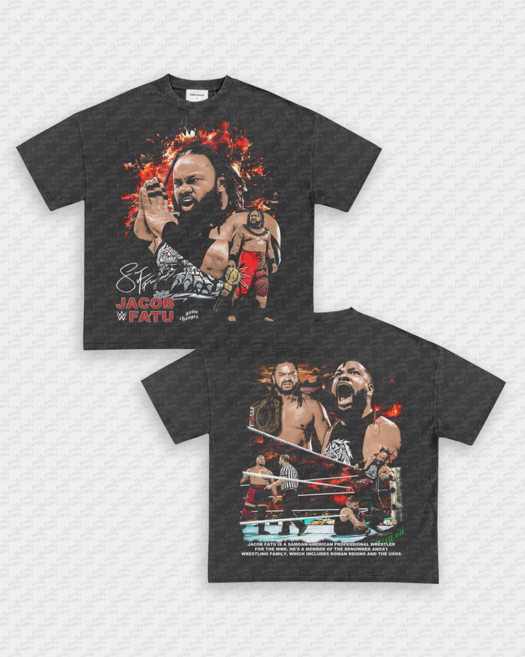 JACOB FATU V2 TEE - [DS] Hoodie, Sweatshirt | CoreVibeTees.com (Image 2)