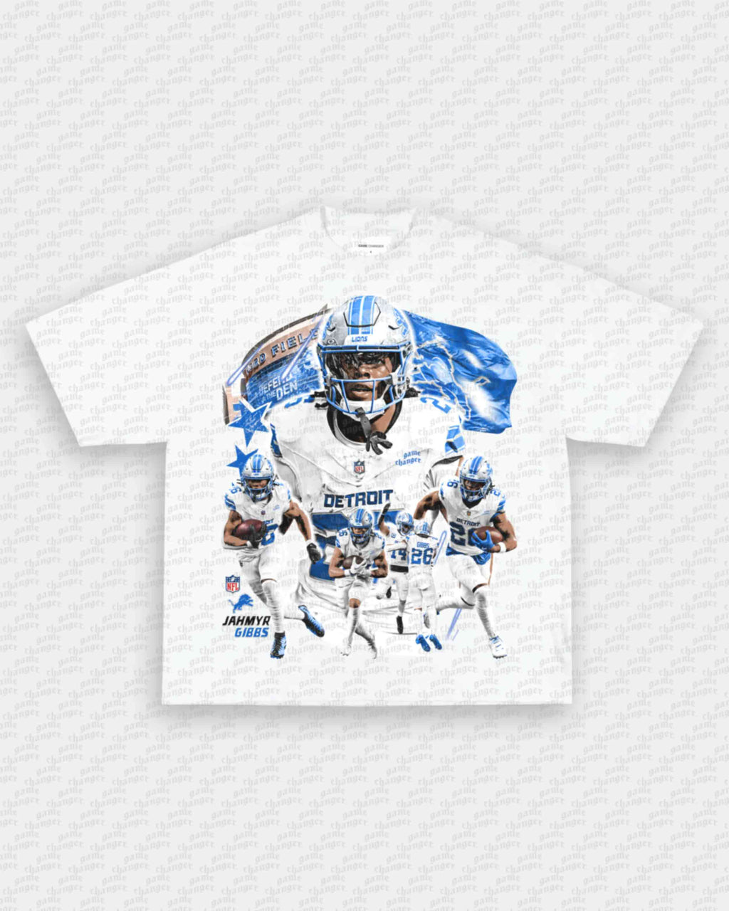 JAHMYR GIBBS V2 TEE Hoodie, Sweatshirt | CoreVibeTees.com (Image 1)