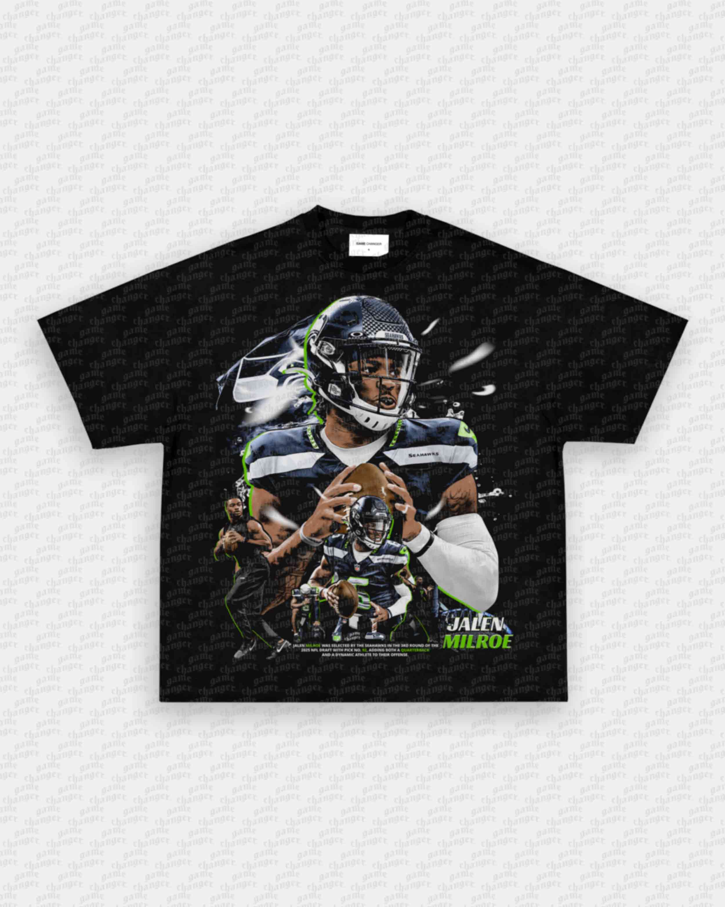 JALEN MILROE - SEAHAWKS TEE Hoodie, Sweatshirt | CoreVibeTees.com (Image 5)