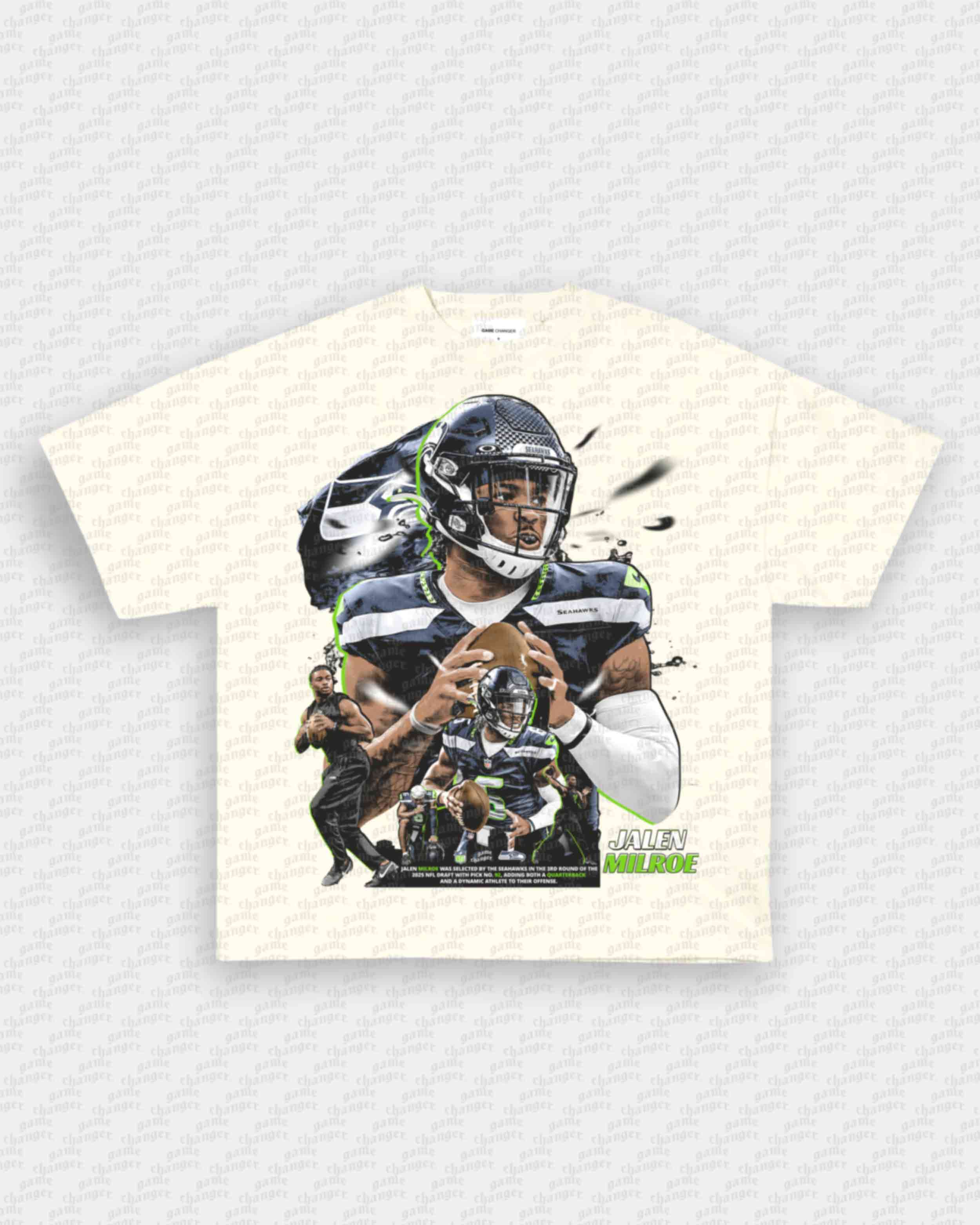 JALEN MILROE - SEAHAWKS TEE Hoodie, Sweatshirt | CoreVibeTees.com (Image 4)