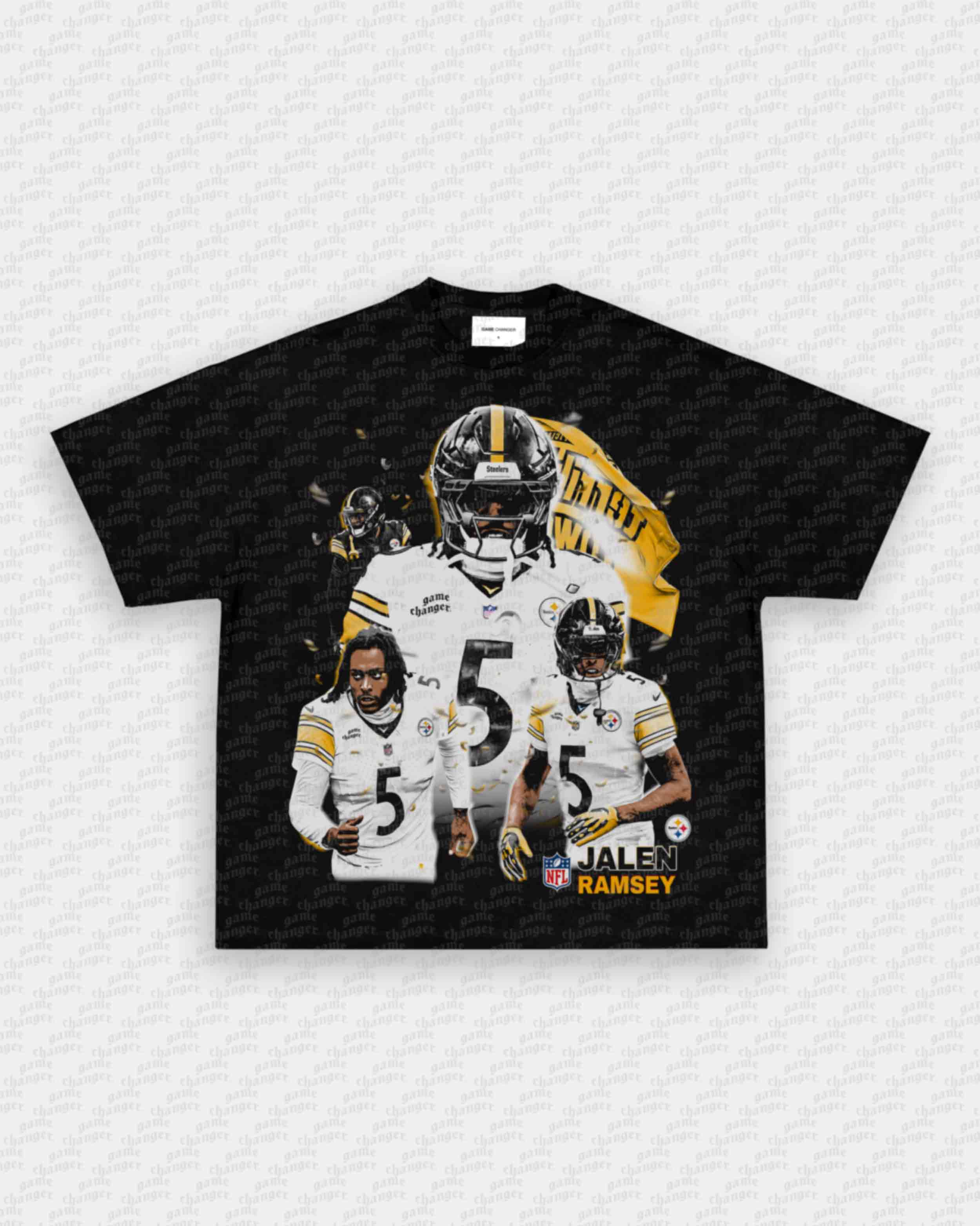 JALEN RAMSEY - STEELERS V2 TEE Hoodie, Sweatshirt | CoreVibeTees.com (Image 1)