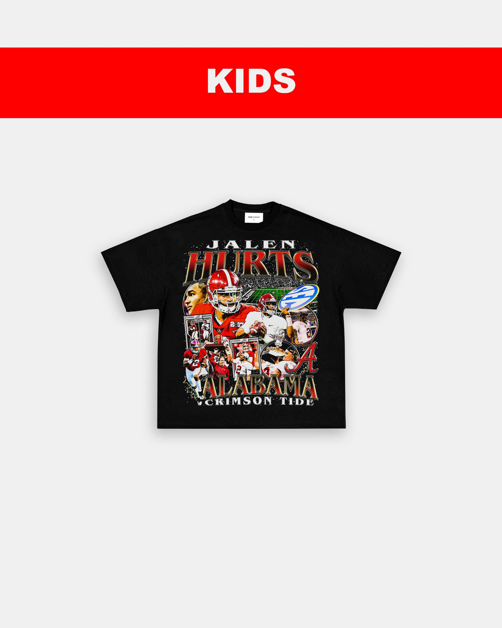 JALEN HURTS - ALABAMA - KIDS TEE Hoodie, Sweatshirt | CoreVibeTees.com (Image 3)