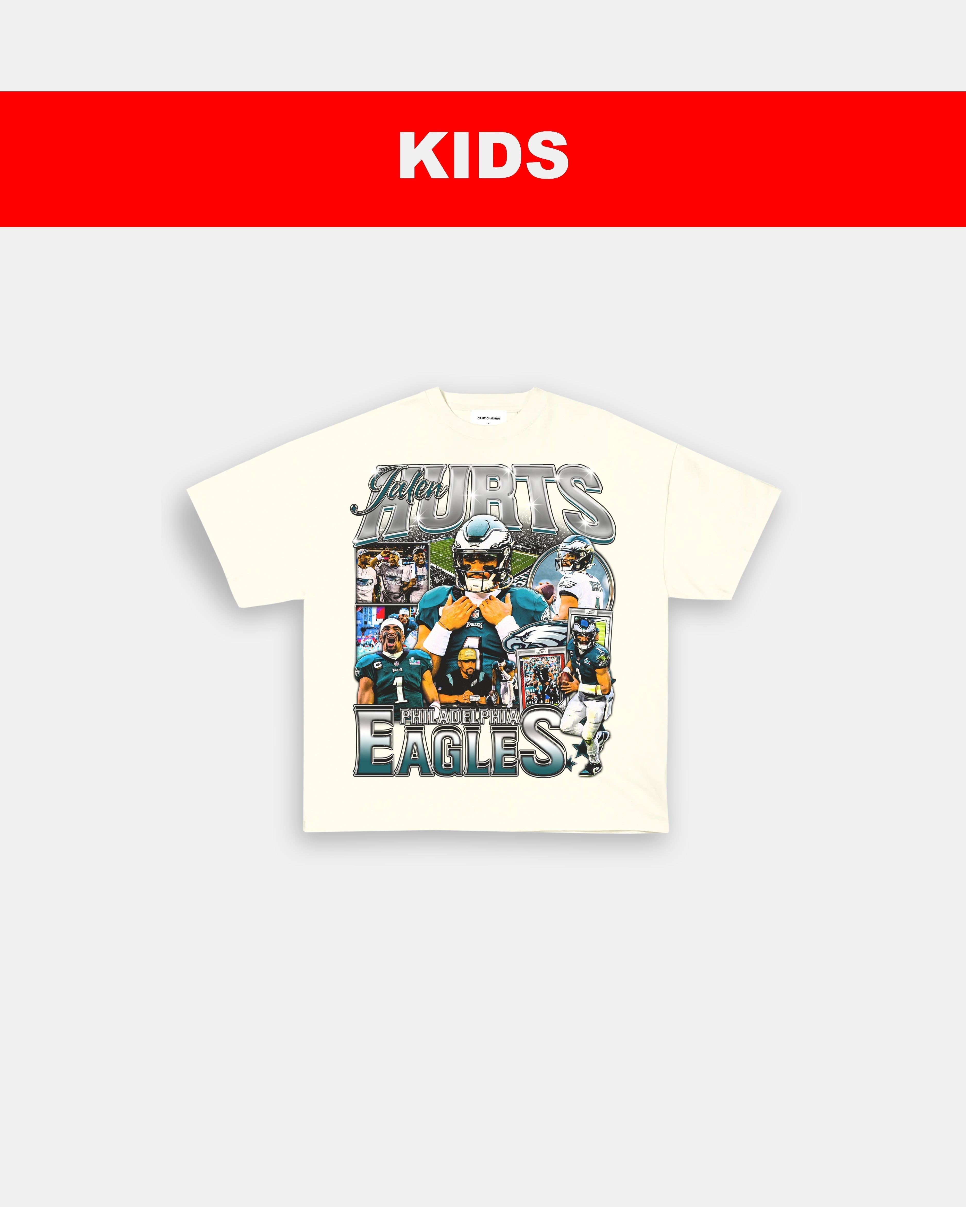 JALEN HURTS 2 - KIDS TEE Hoodie, Sweatshirt | CoreVibeTees.com (Image 4)