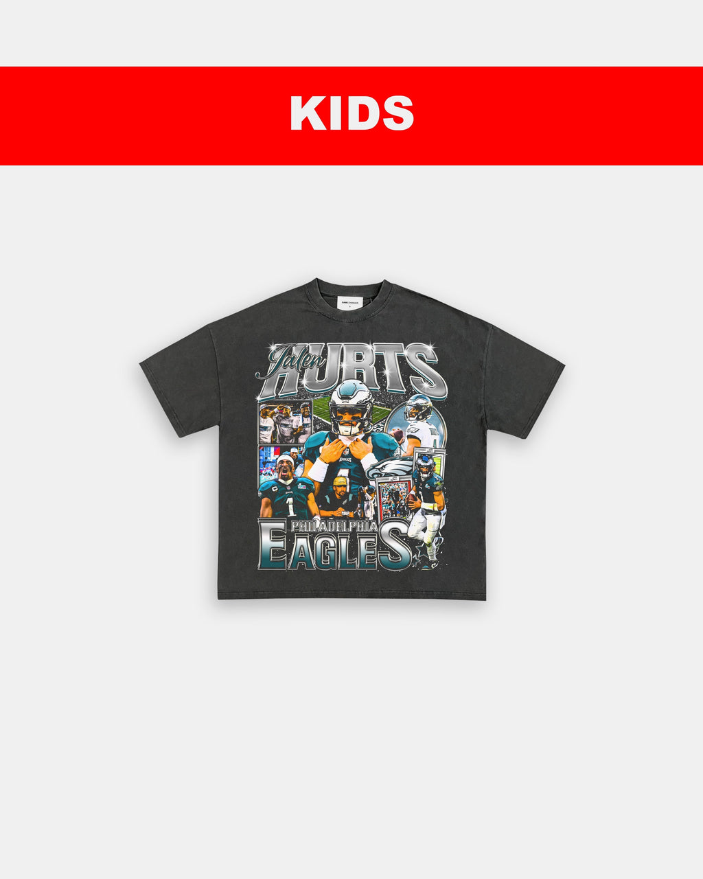 JALEN HURTS 2 - KIDS TEE Hoodie, Sweatshirt | CoreVibeTees.com (Image 1)