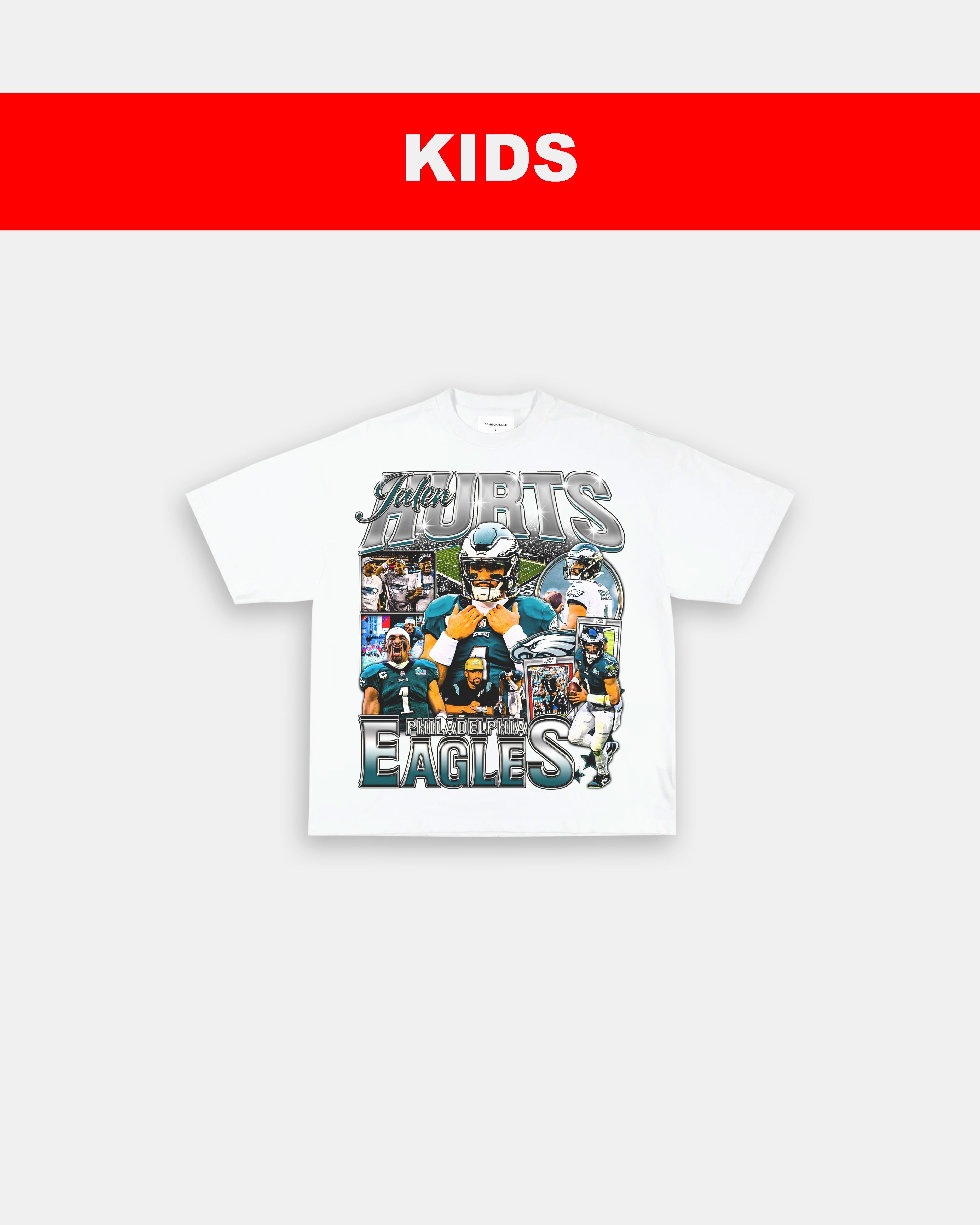 JALEN HURTS 2 - KIDS TEE Hoodie, Sweatshirt | CoreVibeTees.com (Image 2)