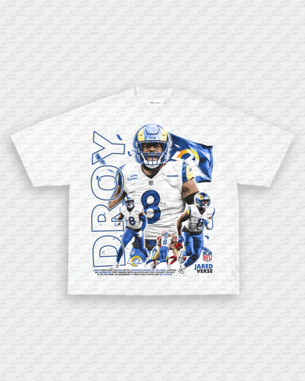 JARED VERSE - DROY TEE Hoodie, Sweatshirt | CoreVibeTees.com (Image 3)