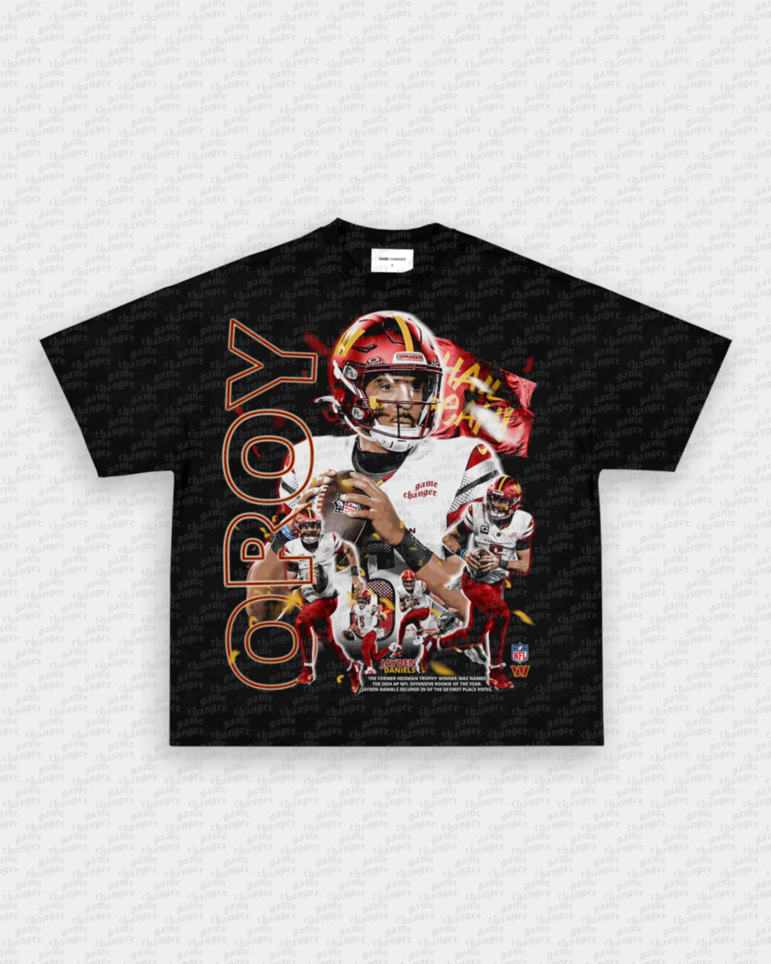 JAYDEN DANIELS - OROY TEE Hoodie, Sweatshirt | CoreVibeTees.com (Image 5)