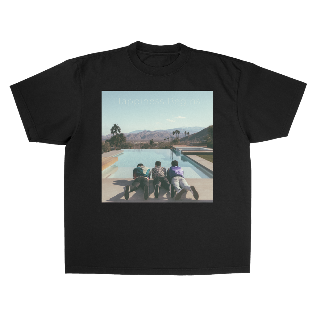 Classics Shirt - Short Sleeve - Black/White - Happiness Begins Album Hoodie, Sweatshirt | CoreVibeTees.com (Image 1)