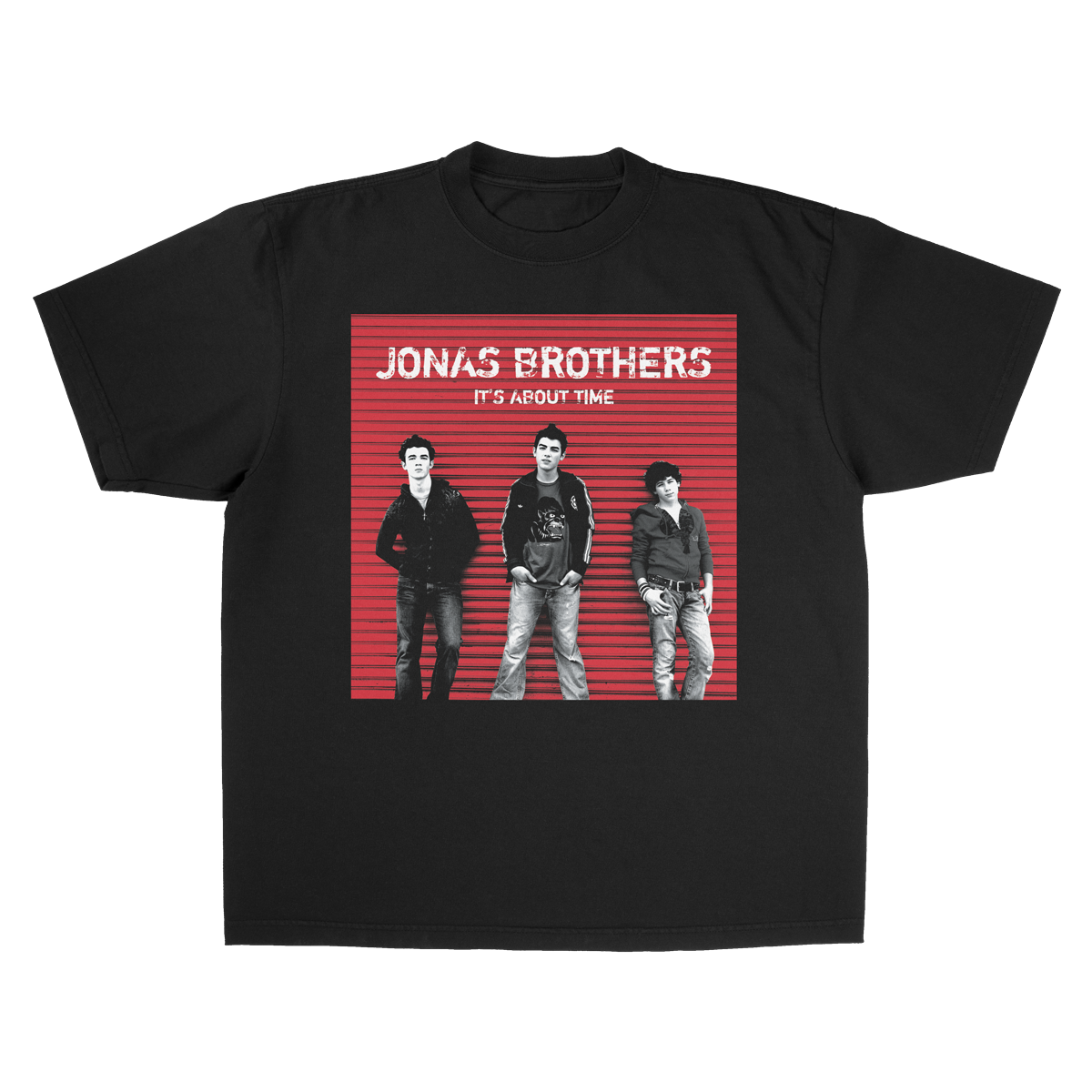 Classics Shirt - Short Sleeve - Black/White - It's About Time Album Hoodie, Sweatshirt | CoreVibeTees.com (Image 1)