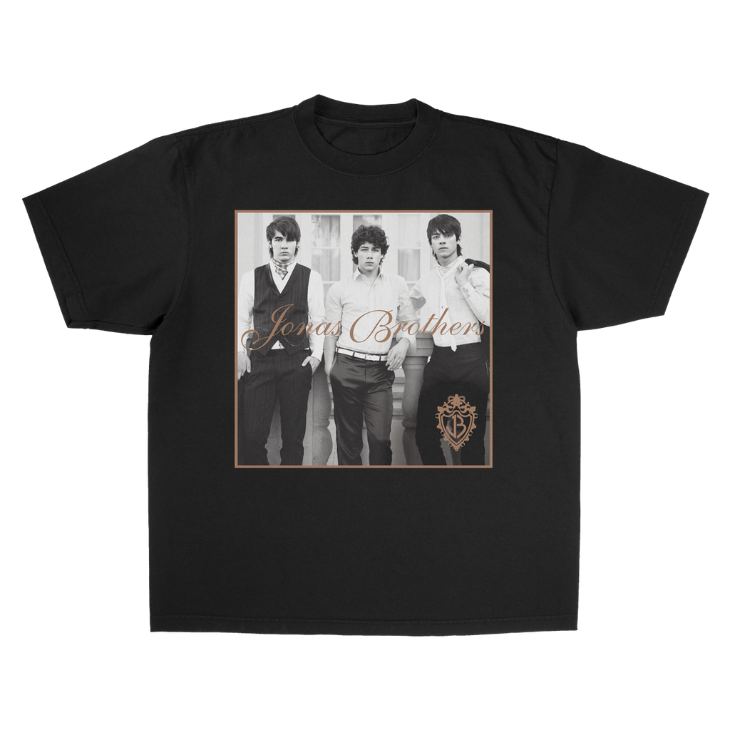 Classics Shirt - Short Sleeve - Black/White - Jonas Brothers Album Hoodie, Sweatshirt | CoreVibeTees.com (Image 1)