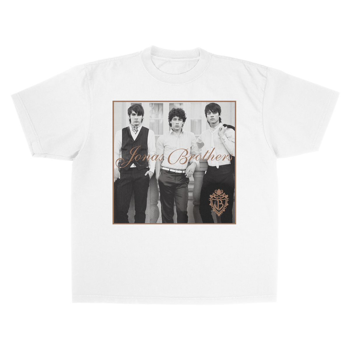 Classics Shirt - Short Sleeve - Black/White - Jonas Brothers Album Hoodie, Sweatshirt | CoreVibeTees.com (Image 2)