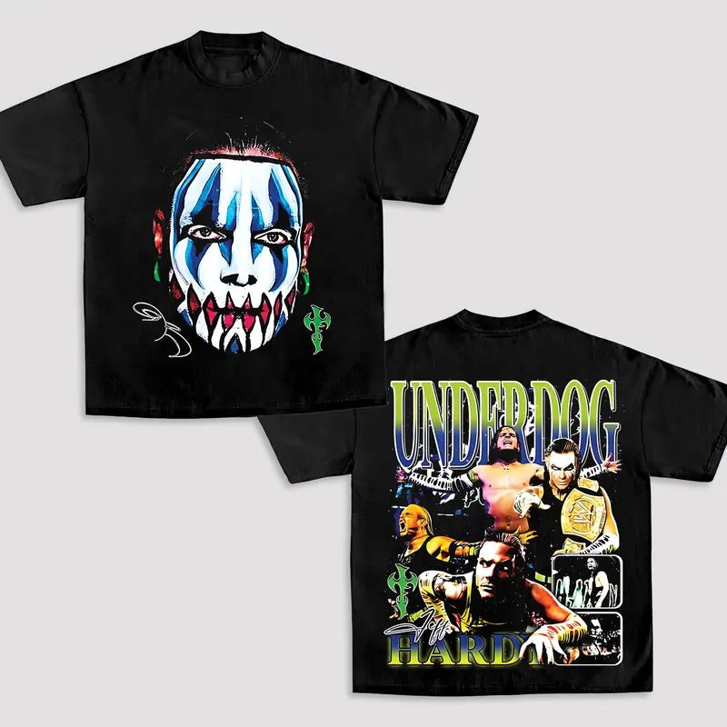 JEFF HARDY Wrestling Tee, Wrestling Graphic Tee, WWE Shirt, MMA Shirt, Sports T-shirt, Wrestling Gift, Gift for Him Gift For Her Hoodie Sweatshirt