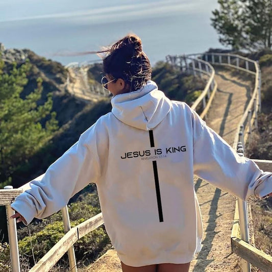 JESUS IS KING Hoodie | Jesus is King Sweatshirt | Trendy Christian Apparel | Christian Gift | Unisex  T-shirt, sweater and Hoodie