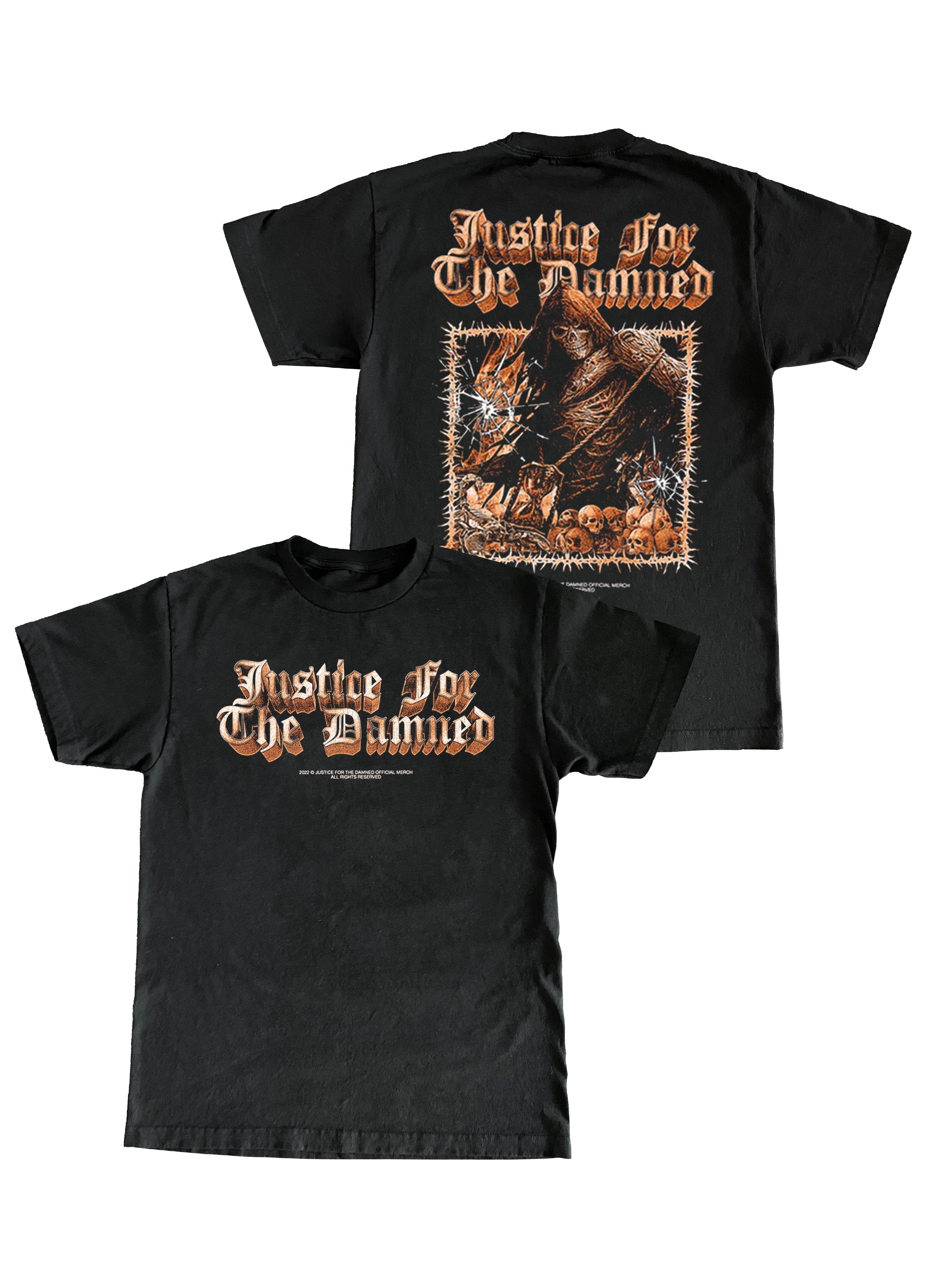 Justice For The Damned Grim Reaper T-Shirt Hoodie, Sweatshirt | CoreVibeTees.com
