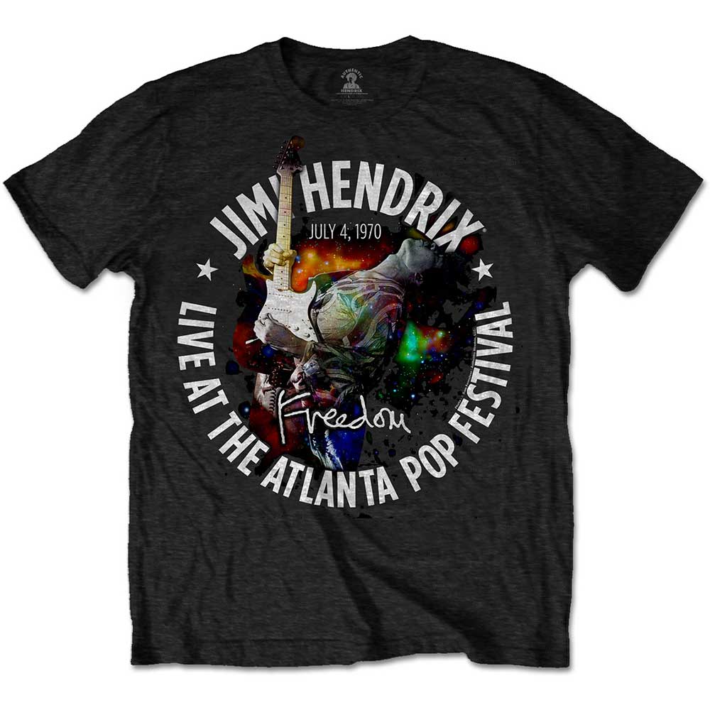 Jimi Hendrix Unisex T-shirt- Atlanta pop festival 1970 Hoodie, Sweatshirt | CoreVibeTees.com