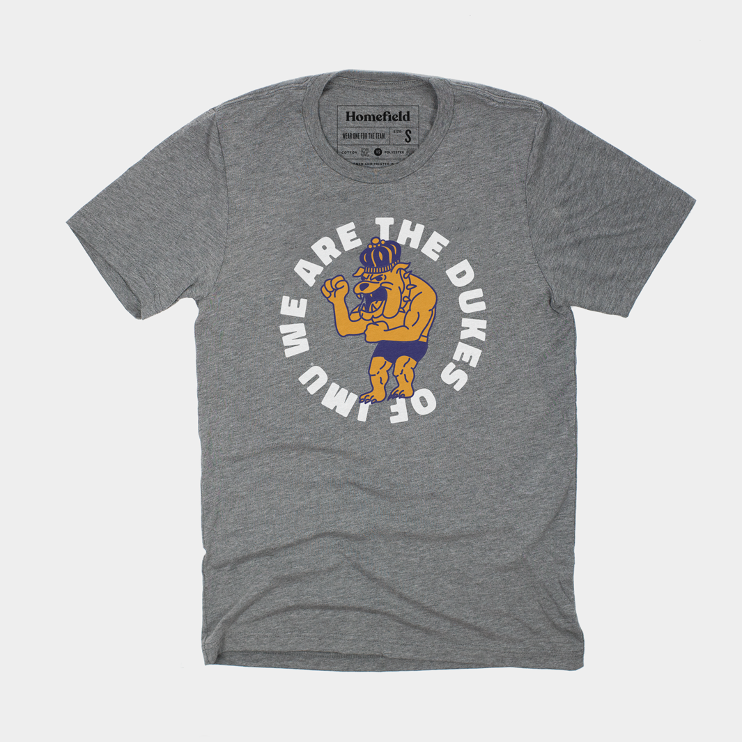 Retro "We Are The Dukes of JMU" Grey Tee Style001 Hoodie, Sweatshirt | CoreVibeTees.com