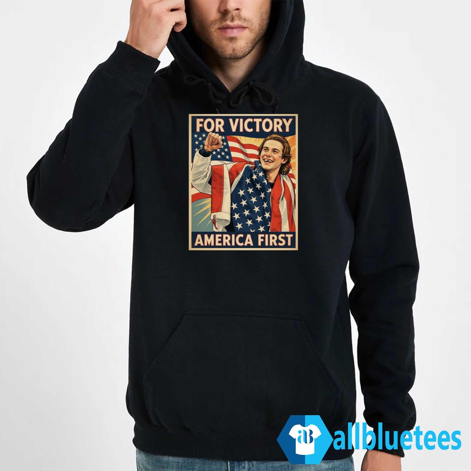 Jack Hughes For Victory America First Shirt