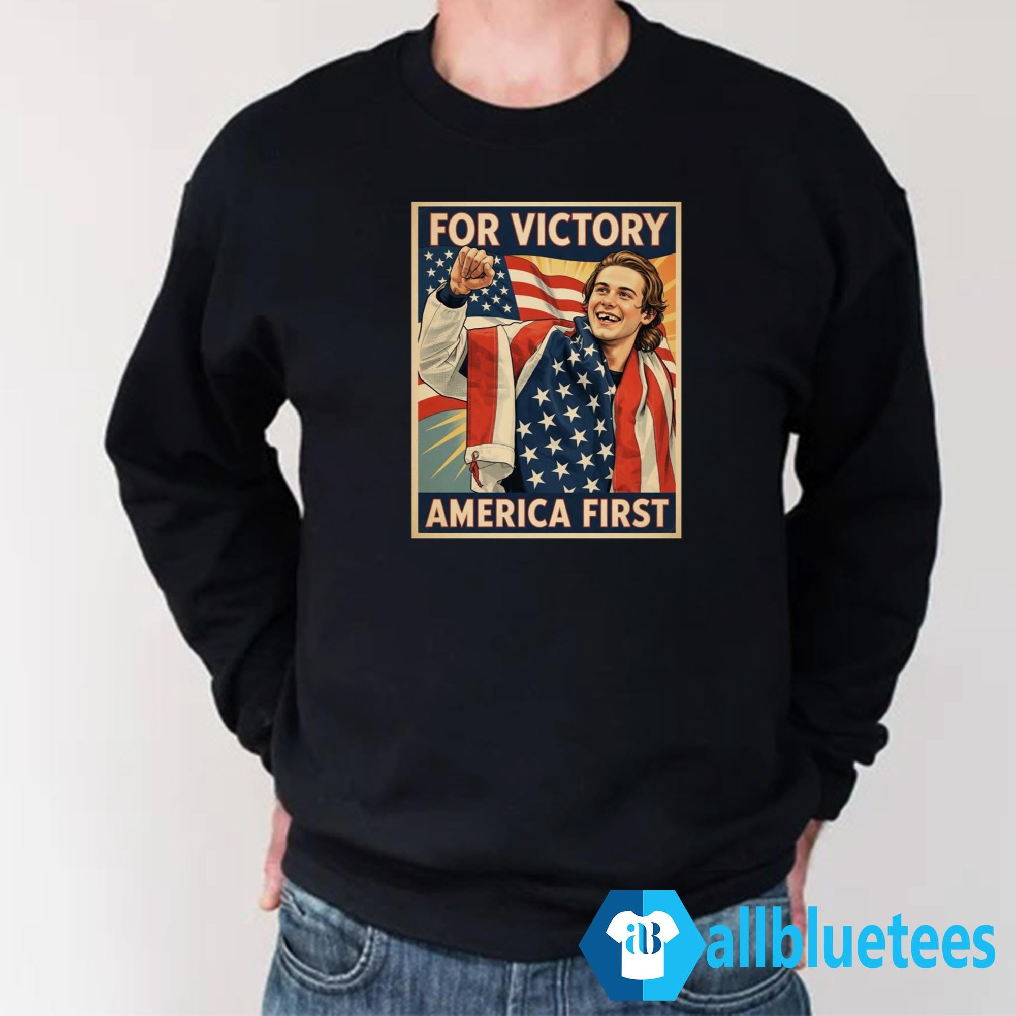 Jack Hughes For Victory America First Shirt