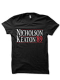 Jack Nicholson Michael Keaton Black T-Shirt Hoodie, Sweatshirt | CoreVibeTees.com